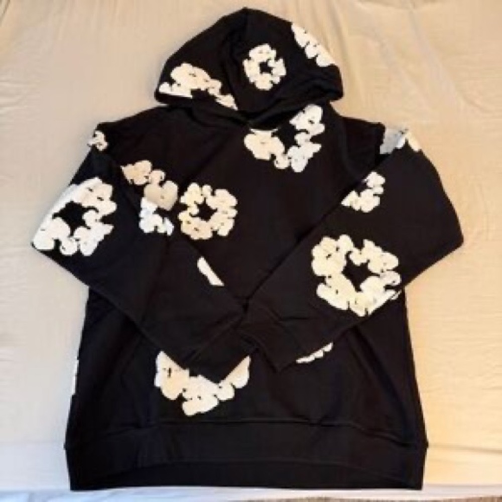 🔥 Denim Tears Wreath Hoodie – Cotton Wreath 🔥